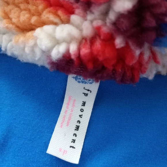 Free People Movement Hit The Slopes Printed Fleece Pullover Jacket S - Picture 8 of 14